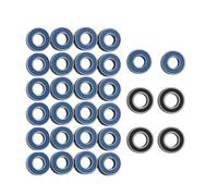 Rc Sealed Bearings For Tamiya For King 1/14 30Pcs Sealed Bearing Kit Truck Trailer Semi Upgrade Or Repair Replacement Parts
