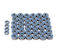 Rc Sealed Bearings For Tamiya G6-01 G601 40Pcs Sealed Bearing Kit RC Car Upgrade Or Repair Replacement Parts
