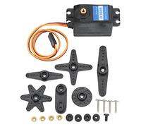 RC Servo Brushless Motor, Digital Servo for 1/8 and 1/10 RC, Double Bearing Design with 300 Degrees Rotation Angle, High Torque 9kg to 6.0V 10kg to 7.2V, Compatib