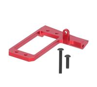 RC Servo Mount Aluminum Alloy 4 Link Adapter Low Center Precision Steering Upgrade for Phoenix F10 VP 1/10 Scale Model Car Accessories (Red)