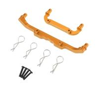RC Shell Pillars Front Rear Shell Supports Body Mounts Metal Accessories Reliable Upgrade for 1/14 Remote Control Car Suitable for DIY Projects Car Re, gold