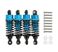 RC Shock Absorber, 4PCS 1/10 RC Oil Filled Shock Absorbers Kit, RC Shock Damper Replacement with Spring Front & Rear Shock Absorber for 1/10 RC Cars TAMIYa TT-01 TT-02 TA05 TL-01 TA03 MF-01X (Blue)