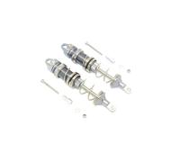 Rc Shock Absorber Models For Arrma 4wd For Talion 6s For Blx 1/8 105mm Aluminum Rear Dual For Spring Shock Absorber Upgrade Parts(Silver)