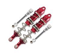 Rc Shock Absorber Models For ARRMA For TALION For TYPHON Tlr 6s For Blx For GPM 1/8 105mm Metal Front Shock Absorber Ara330623 Ara330625 Rc Car Upgrade Parts(Red)