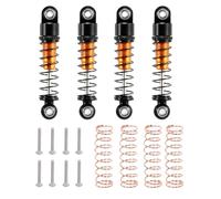 Rc Shock Absorber Models For Axial For Scx24 C10 For Jlu For Gladiator For Mustang 1/24 32mm 4Pieces Metal Shock Absorber Oil Damper Rc Crawler Car Parts(Gold)