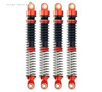 Rc Shock Absorber Models For Axial For Traxxas For Arrma For Hpi 1/24 1/18 1/16 1/12 53 59 65 71 77mm Cnc Aluminum Alloy Shock Absorber Rc Crawler Parts(Red,77mm)