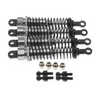 Rc Shock Absorber Models For Ecx Barrage Temper For Rgt 136100 Ftx For Outback 1-10 1-12 1-18 4 Pieces Alloy Front And Rear Shock Absorber Track Parts(Titanium)