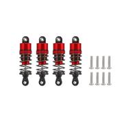 Rc Shock Absorber Models For LC For Racing For Absima Truggy 1/10 52mm-120mm 4pcs Oil-Filled Shock Absorber RC Monster Truck Vehicle Road Trip Drift Car(Red,55mm)