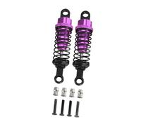 Rc Shock Absorber Models For MN82 For MN99S For MN98 For MN168 C24 1/12 1/16 Scale 4piece 55mm Oil Metal Shock Absorber Remote Control Car Vehicle Parts(Violet)