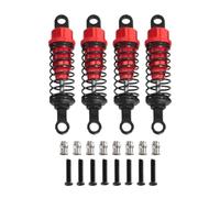 Rc Shock Absorber Models For MN98 For MN99S For MN82 4piece Shock Absorber Set RC Car Accessory Upgrade Replacement Parts(Red)