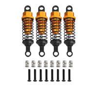 Rc Shock Absorber Models For MN98 For MN99S For MN82 4piece Shock Absorber Set RC Car Accessory Upgrade Replacement Parts(Gold)