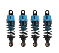 Rc Shock Absorber Models For Tamiya For TT01 For TT02 TA05 TL01 TA03 MF01X M05 M06 1/10 4 Pcs Metal Shock Absorber Remote Control Car Upgrade Parts(Blue)
