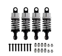 Rc Shock Absorber Models For Tamiya For TT02 For TT01 M05 For HPI For HSP For Kyosho For Redcat 1/10 Aluminum Alloy Oil Shock Absorber RC Road For Racing(Silver,4PCS)