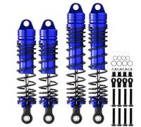 Rc Shock Absorber Models For Traxxas For Slash For Vxl 4x4 2wd Ruslter 1/10 Cnc Aluminum Front Rear Shock Absorber Dampers RC Parts(Blue-Black)