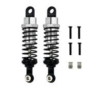 Rc Shock Absorber Models For Wltoys A959 A969 A979 K929 For WPL C14 C24 For MN D90 D91 99S 2 Pieces Metal Shock Absorbers RC Car Upgrade Parts(Silver)