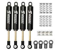 RC Shock Absorber S100-01, 4PCS 100mm, 1/10 Scale Adjustable Shocks for 2-4KG MOA Shafty Axial SCX10 TRX-4 Crawler Trucks Upgrade Parts