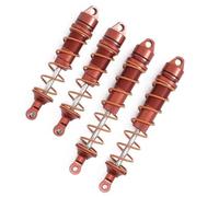Rc Shock Absorber Set Compatible With ARRMA 6S For Fireteam 1/7 RC Car Upgrade Parts Accessories 4pcs 110mm 135mm Metal Oil Shock Absorber Damper(Red)