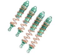 Rc Shock Absorber Set Compatible With ARRMA 6S For Fireteam 1/7 RC Car Upgrade Parts Accessories 4pcs 110mm 135mm Metal Oil Shock Absorber Damper(Green)