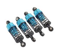 Rc Shock Absorber Set Compatible With Tamiya TT-01/TT02 M5 M6 1/10 RC Upgrade Parts 4Pcs RC Cars Aluminum Alloy Shock Absorber Front Rear Damper(Blue)