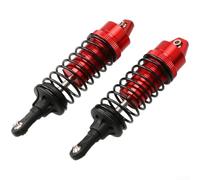 RC Shock Absorber Set Duty Shocks for Traxxas Slash 4x4 1/10 Scale Buggy Upgrade Kit Improved Stability and Control(Former Red)