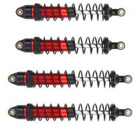 Rc Shock Absorber Set For Arrma Bigrock For Senton For Granite For Vorteks For Typhon 3s For Blx 4X4 1/10 4pcs Front And Rear Shock Absorbers RC Parts(Red)