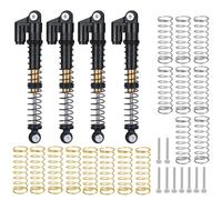 Rc Shock Absorber Set For Axial For Scx24 Door For Bolt C10 For Wrangler For Gladiator For Mustang 1/24 YEAHRUN 53mm Aluminum Alloy Shock Absorber Remote Control Car(Black)