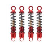 Rc Shock Absorber Set For Axial For SCX24 For JLU For Gladiator For Bronco 1/24 L67A 4Pcs 40Mm Metal Shock Absorber Oil Damper Red RC Crawler Car Upgrades Replacement