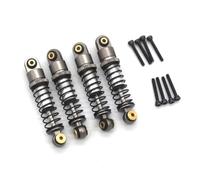 Rc Shock Absorber Set For FMS For FCX24M D90 D110 1/24 First Generation For Discovery Of For Range For Rover Metal Parts Hydraulic Shock Absorber Spare Parts(Light Grey)