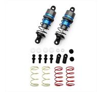 Rc Shock Absorber Set For JAS Sky Blue 1/10 Scale 63mm Metal Hydraulic Shock Absorbers Pair RC Flat Track For Racing And Drift Car Upgrade Accessories