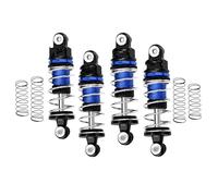 Rc Shock Absorber Set For Losi Micro-B 2wd Rtr 1/24 Aluminum Alloy Front And Rear Shock Absorber Complete Set Off-Road Vehicle Upgrade Parts(Blue)
