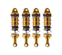 Rc Shock Absorber Set For MJX For Hyper Go 14301 14302 1/14 60 Mm Front Rear Hydraulic Shock Absorber RC Car Upgrade Parts(Yellow)