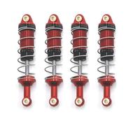 Rc Shock Absorber Set For MN For MN128 MN86 G500 For Wrangler Minnesota Model 1/12 Metal Hydraulic Shock Absorber Remote Control Car Upgrade Parts(Red)