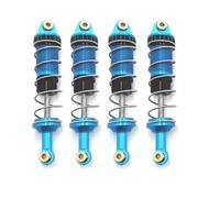 Rc Shock Absorber Set For MN For MN128 MN86 G500 For Wrangler Minnesota Model 1/12 Metal Hydraulic Shock Absorber Remote Control Car Upgrade Parts(Blue)