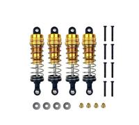 Rc Shock Absorber Set For MN For MN128 MN86 MN86S MN86K MN86KS G500 1/12 Metal Oil Filled Shock Upgrade Shock Absorber RC Car Parts And Accessories Replacement And Use(Yellow)