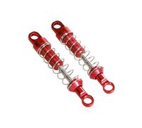 Rc Shock Absorber Set For Mn For Mn78 1/12 2pcs Front And Rear External For Spring Shock Absorber Multiple Colors Available RC Car Metal Parts Upgrade Replacement Use(Red)