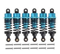Rc Shock Absorber Set For Tamiya G6-01 6X6 1/18 6pcs Front And Rear Metal Oil Shocks Rc Car Tracked Vehicle Parts And Accessories Upgrade Replacement And Use(Blue)