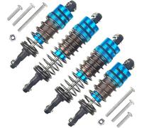 Rc Shock Absorber Set For Tamiya ORV Frog For Subaru Brat And For Hyper For Go 1/10 Remote Control Oil Shock Absorber Off Road Vehicle Upgrade Replacement Kit(Blue)