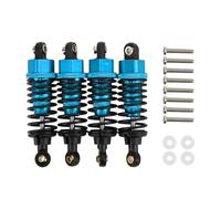 Rc Shock Absorber Set For Tamiya TT-01 TT-02 TA05 TL-01 TA03 MF-01X 4Pcs RC Shock Absorber RC Car Tracked Vehicle Parts And Accessories Upgrade Replacement Use(Blue)