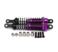 Rc Shock Absorber Set For Traxxas For Hpi For Hsp For Axial For Tamiya For Redcat 80mm Adjustable Alloy Shock Absorber Damper Rc For Buggy Truck Parts Replacement(Purple)