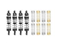 Rc Shock Absorber Set For Traxxas For Mini For Maxx For Xrt 87mm Alloy Front Rear Adjustable Progressive For Spring Shocks Upgrade Parts(Silver)