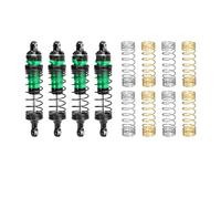 Rc Shock Absorber Set For Traxxas For Mini For Maxx For Xrt 87mm Alloy Front Rear Adjustable Progressive For Spring Shocks Upgrade Parts(Green)