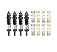 Rc Shock Absorber Set For Traxxas For Mini For Maxx For Xrt 87mm Alloy Front Rear Adjustable Progressive For Spring Shocks Upgrade Parts(Black)