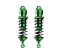 Rc Shock Absorber Set For Traxxas For Revo For E-revo 2.0 For Summit 5460 1/10 2PCS 88mm Aluminum Alloy Damper Shock Absorber RC Car Crawler Car Parts Replacement Use(Green)