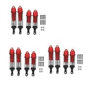 Rc Shock Absorber Set For Traxxas For Slash 1/10 Aluminium Alloy Shock Absorber Assembled Full Metal Big Bore Shocks Front & Rear Rc Car Truck Parts Replacement(3pcs)