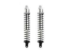 Rc Shock Absorber Set For Traxxas For X-Maxx XMaxx 6S 77076-4 8S 77086-4 1/5 2Pcs Aluminum 175-218mm Oil Shock Absorbers Damper Rc Car Parts Upgrade Replacement Use(Silver)