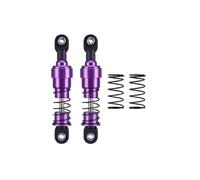 Rc Shock Absorber Set For TRX4 For LCG For SCX10 For Capra 1/10 2Pcs 75mm 85mm 95mm 105mm 115mm Aluminum Big Bore Shocks Oil Damper RC Car Replacement Use(Purple,75mm)
