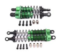 Rc Shock Absorber Set For WLtoys 12428 12423 1/12 Metal Oil Filled Front&Rear Shock Absorber Green RC Car Crawler Parts And Accessories Upgrade Replacement And Use