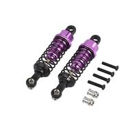Rc Shock Absorber Set For WPL C14 C24 For MN D90 D91 MN99 99s Metal Oil Filled Shock Absorber With Tower RC Car Adjustable Upgrade Parts(PURPLE,2PCS)