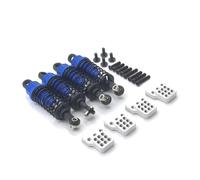 Rc Shock Absorber Set For WPL For JJRC For Henglong FY 1/16 Remote Control Car Metal Upgrade Modification Rack Shock Absorber Parts Kit(Blue)
