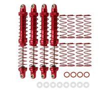 RC Shock Absorbers Adjustable 4-Pack - Red 110mm